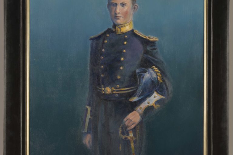 Painting of Alexander David Boyle who served in HMS New Zealand