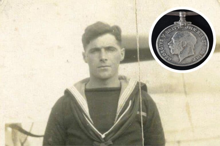 Harold Beer Harold Beer and his British War Medal