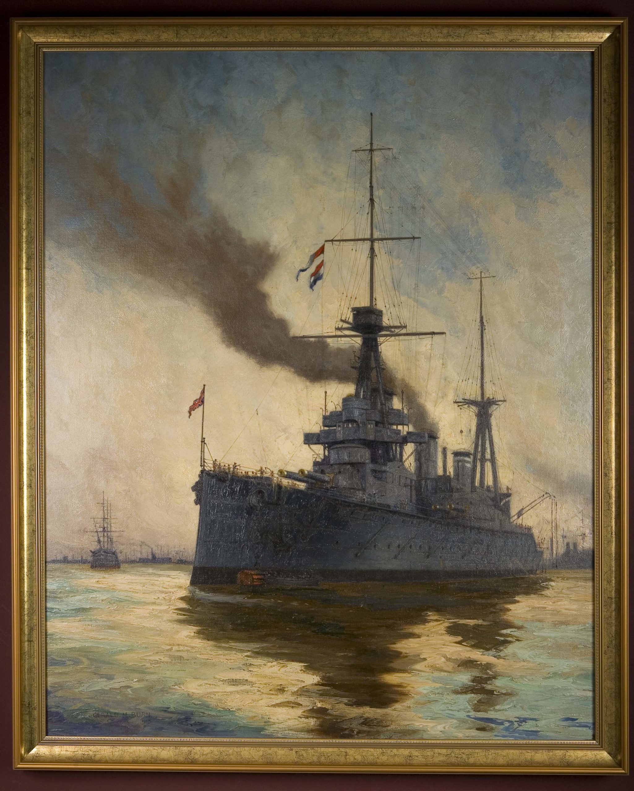 FT-0619-HMS-NZ-Painting1 Reproduction of HMS New Zealand oil painting