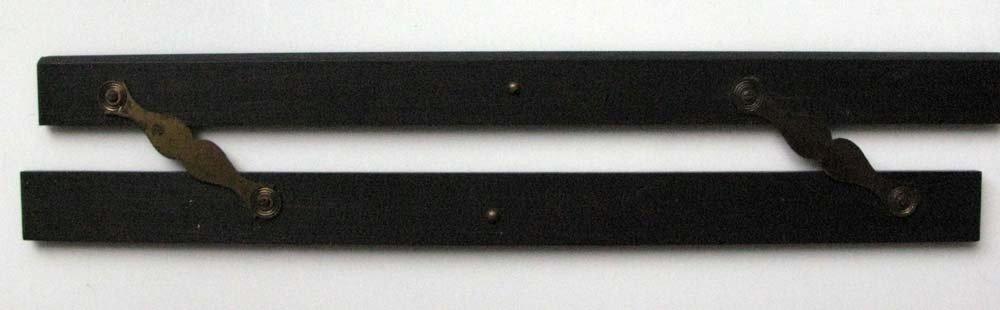 Ebony parallel ruler with initals R.A.K scratched in Belonged to Lt Ron Kirkwood who served in motor patrols incl raid on Zeebrugge Ebony parallel ruler with initials R.A.K scratched in Belonged to Lt Ron Kirkwood who served in motor patrols including raid on Zeebrugge