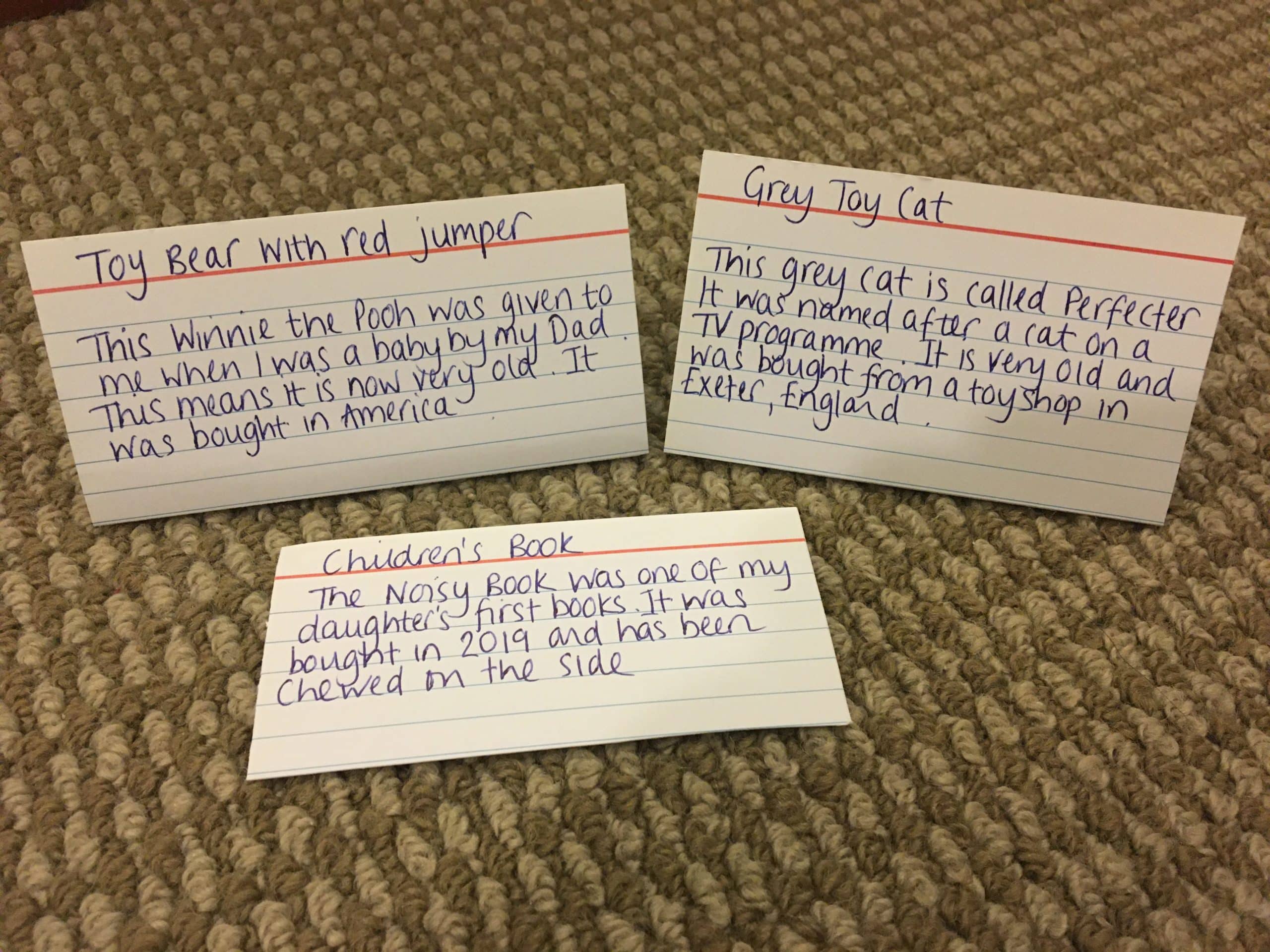 Museum of Me labels