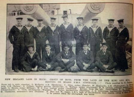 NZers-on-HMS-Australia001 New Zealanders on HMS Australia