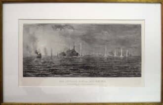 PAI-0135-Painting-Off-Jutland-6.21am-May-31st-1916 Painting ‘Off Jutland 6.21am May 31st 1916’