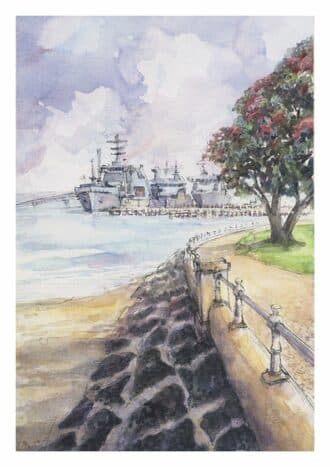 The Base, Devonport Greeting Card